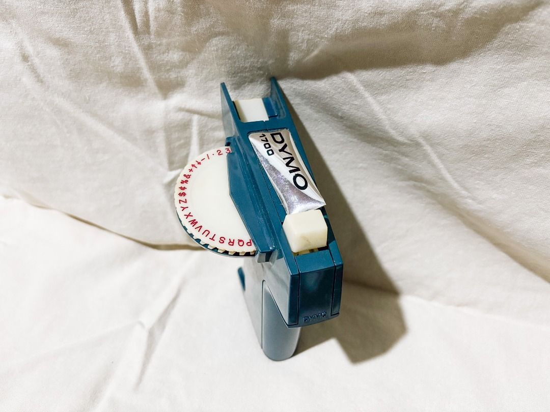 Vintage DYMO 1700 Embossing Label Maker (Teal / Deep Green) (Category: Craft Supplies & Tools) located in Manila. Submitted by cupboard.underthestairs (Listing ID 1446451829, Image 2). Description: • Vintage / Classic DYMO 1700 label maker • Old-school embossing type • Ideal for organizing items • Adds a cool retro vibe • Works well and is a great tool to have during crafting and journaling sessions • No longer manufactured, phased out design 💕 
