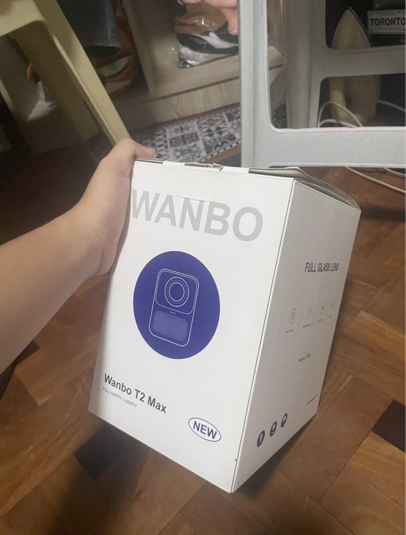 Wanbo T2 Max Projector - Full Glass Lens (Category: Projectors) located in Manila. Submitted by jettadrian27615 (Listing ID 1446397421, Image 1). Description: Guys Wanbo T2 Max Smart Projector ✅Android TV with Google Play ✅With Netflix, Youtube, Disney+, Prime & more ✅Autofocus, Auto Keystone Correction ✅Full HD ...and more! One of our best quality of life upgrade purchase kay pwede i-project sa ceiling/dingding for those gamay og space .