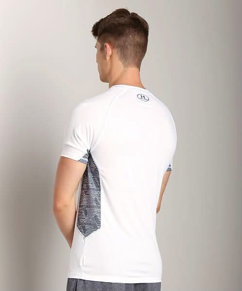 White HeatGear Short Sleeve (Category: Activewear) located in San Fernando. Submitted by wintersummerboutique (Listing ID 1446403200, Image 2). Description: Under Armour Compression Shirt Men’s White HeatGear Short Sleeve Xl on tag Width 19 Length 25 Excellent condition Pampanga.