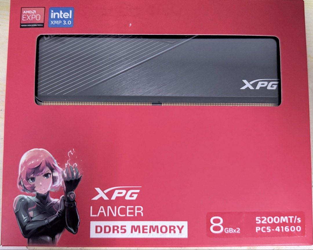 XPG Lancer DDR5 Memory 8GBx2 5200MT/s494396775597363200