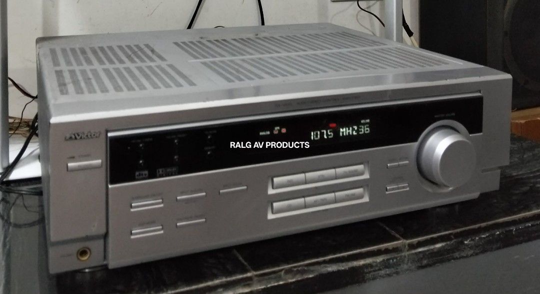 Victor-JVC AV AMPLIFIER, COMPLETE FM (Category: Soundbars, Speakers & Amplifiers) located in Bulacan. Submitted by ronald277077025 (Listing ID 1446510675, Image 2). Description: VICTOR-JVC 5.1 AV CONTROL AMPLIFIER RX-V610 100 WATTS X 5 POWER OUTPUT AM-FM COMPLETE FREQUENCY UPTO 108 MHZ DSP CONTROL FULLY OPERATIONAL MADE IN JAPAN 110 VOLTS DIMENSIONS:W43.5 x H14. 6 x D41. 6 cm 8.6kg Location: Sta Maria Bulacan Shipping at buyers expense.