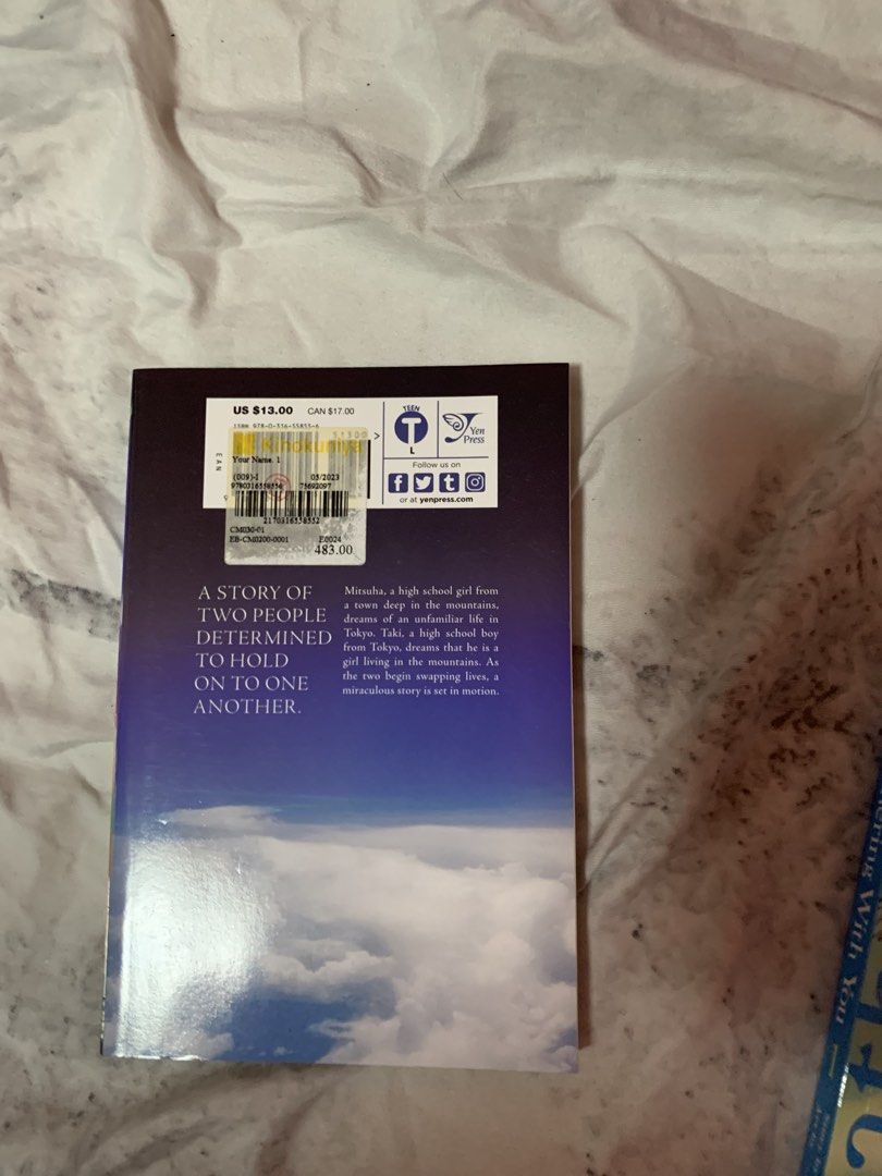 Your name book 1 01 #1 manga comic (Category: Comics & Manga) located in Taguig. Submitted by Collectibles4u (Listing ID 1446458951, Image 2). Description: Used once No plastic Brand new in condition.
