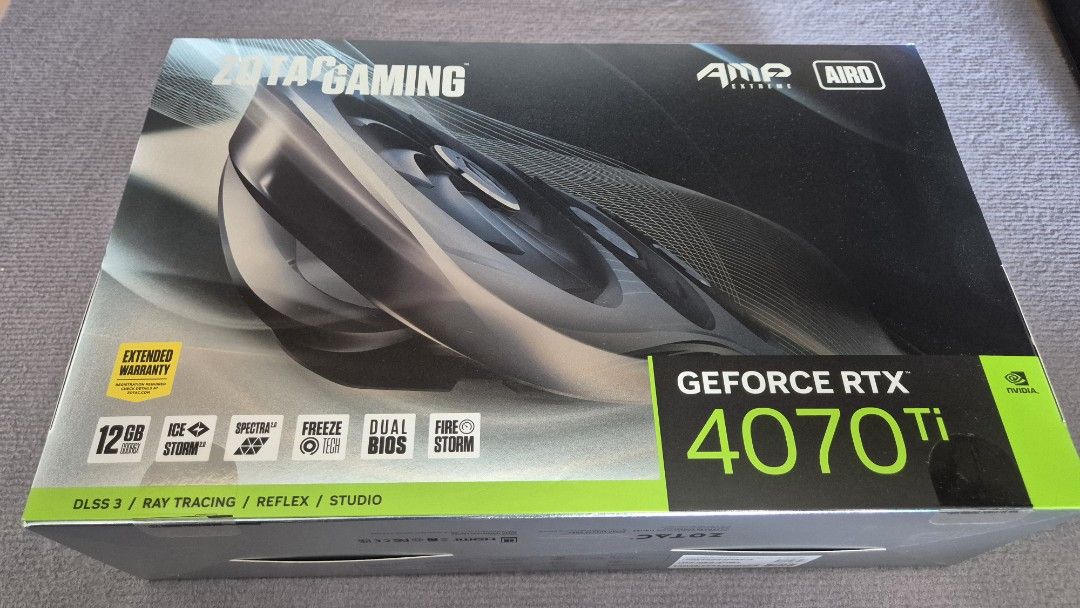 ZOTAC GAMING GeForce RTX 4070 Ti AMP AIRO