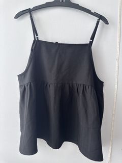 Black Strap Tank Top, Literary-Style Tank Top