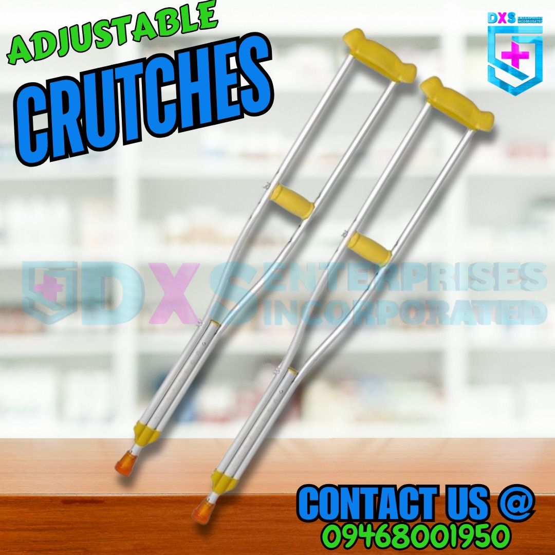 ADJUSTABLE CRUTCHES | SAKLAY (Category: Braces, Support & Protection) located in Quezon City. Submitted by marketing_zyra (Listing ID 1446582703, Image 2). Description: .