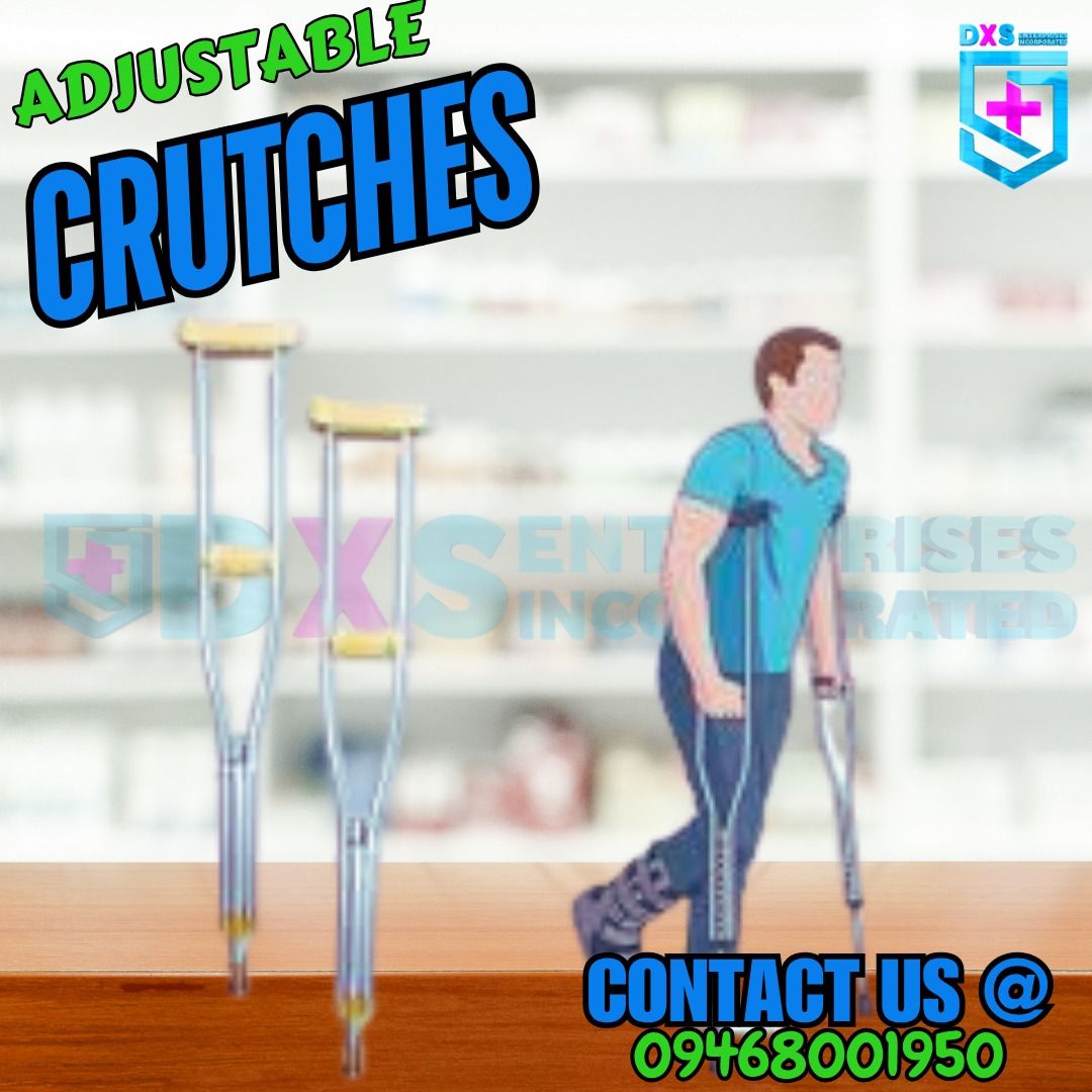 ADJUSTABLE CRUTCHES | SAKLAY PAIRS (Category: Braces, Support & Protection) located in Quezon City. Submitted by zyra26 (Listing ID 1446549827, Image 3). Description: .