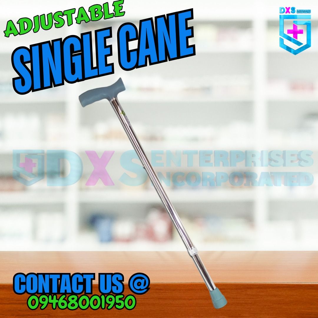ADJUSTABLE SINGLE CANE (Category: Medical Supplies & Tools) located in Quezon City. Submitted by zyra26 (Listing ID 1446549925, Image 2). Description: .