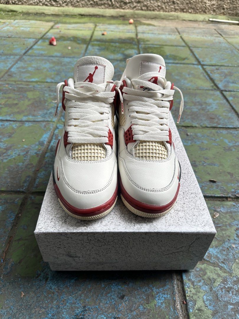Air Jordan 4 Nigel Sylvester "Brick After Brick" (Category: Sneakers) located in Quezon City. Submitted by youngflackoooo (Listing ID 1446562080, Image 3). Description: J4 Nigel Sylvester "Brick After Brick" Asking: 8,500 Size 8US Used 3x Complete with receipt and paper bag from titan Loc: Cubao .