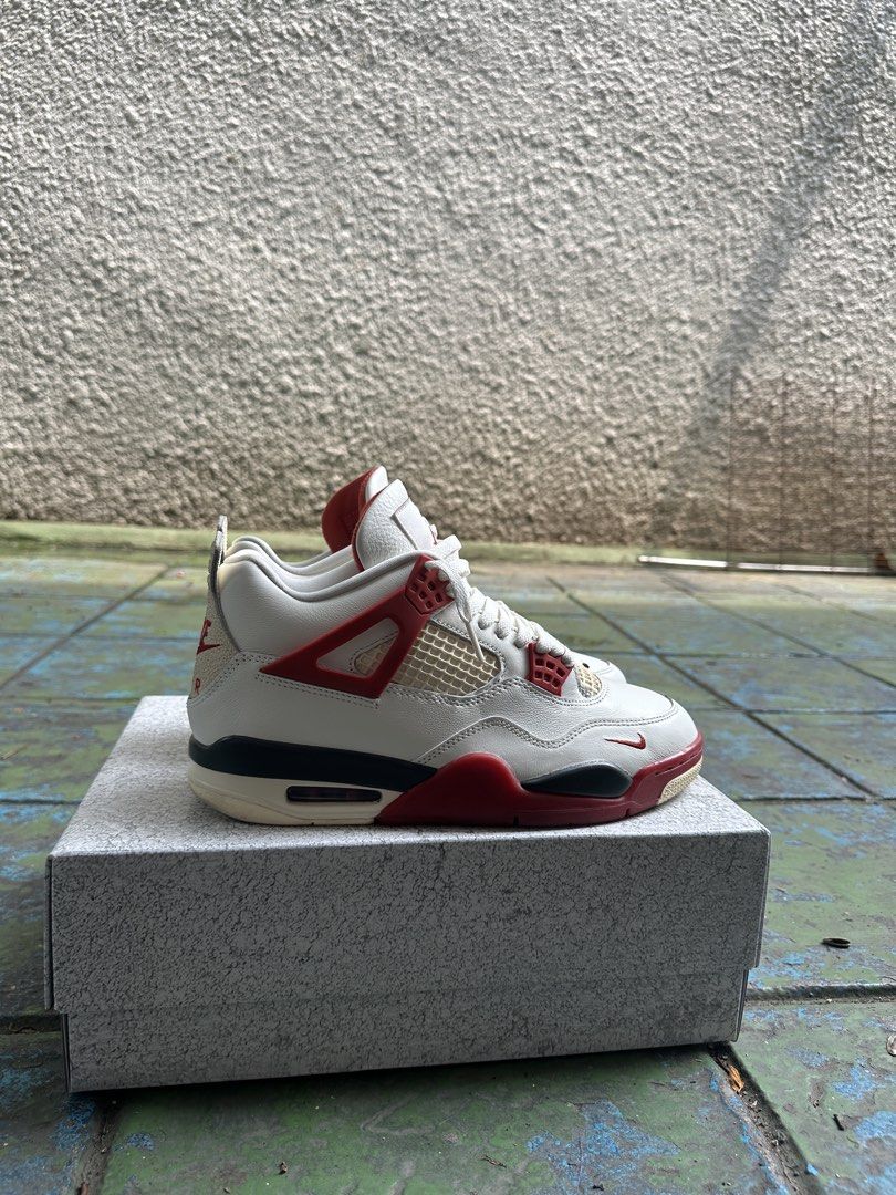Air Jordan 4 Nigel Sylvester "Brick After Brick" (Category: Sneakers) located in Quezon City. Submitted by youngflackoooo (Listing ID 1446562080, Image 2). Description: J4 Nigel Sylvester "Brick After Brick" Asking: 8,500 Size 8US Used 3x Complete with receipt and paper bag from titan Loc: Cubao .
