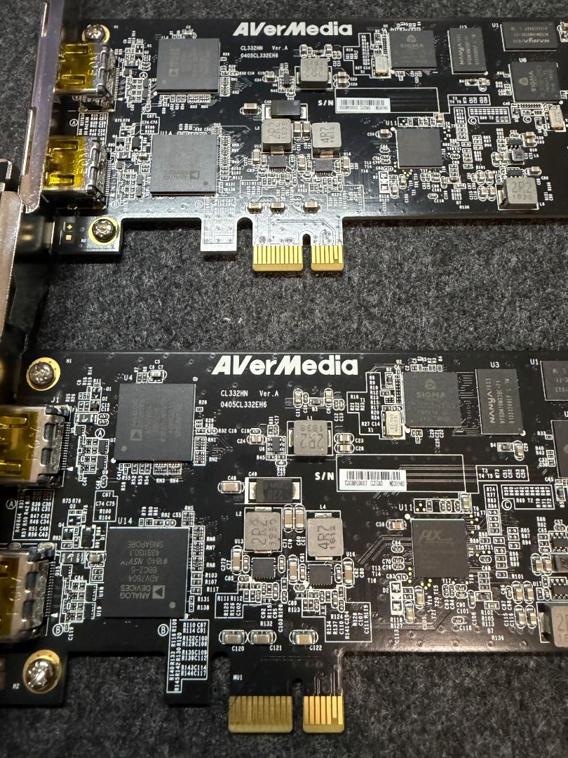 AVerMedia Capture Card Bundle (4pcs) | Streaming / Recording Setup | Tested Working (Category: Other Accessories) located in Caloocan City. Submitted by fitnessenjoyer94 (Listing ID 1446567592, Image 3). Description: Price: ₱6,500 negotiable (bundle preferred) Selling my extra AVerMedia capture cards from my old setup. Perfect for: 🎥 Twitch / FB Gaming / YouTube streaming 🎮 Console gameplay recording (PS/Xbox/Switch setups) 💻 Dual PC streaming