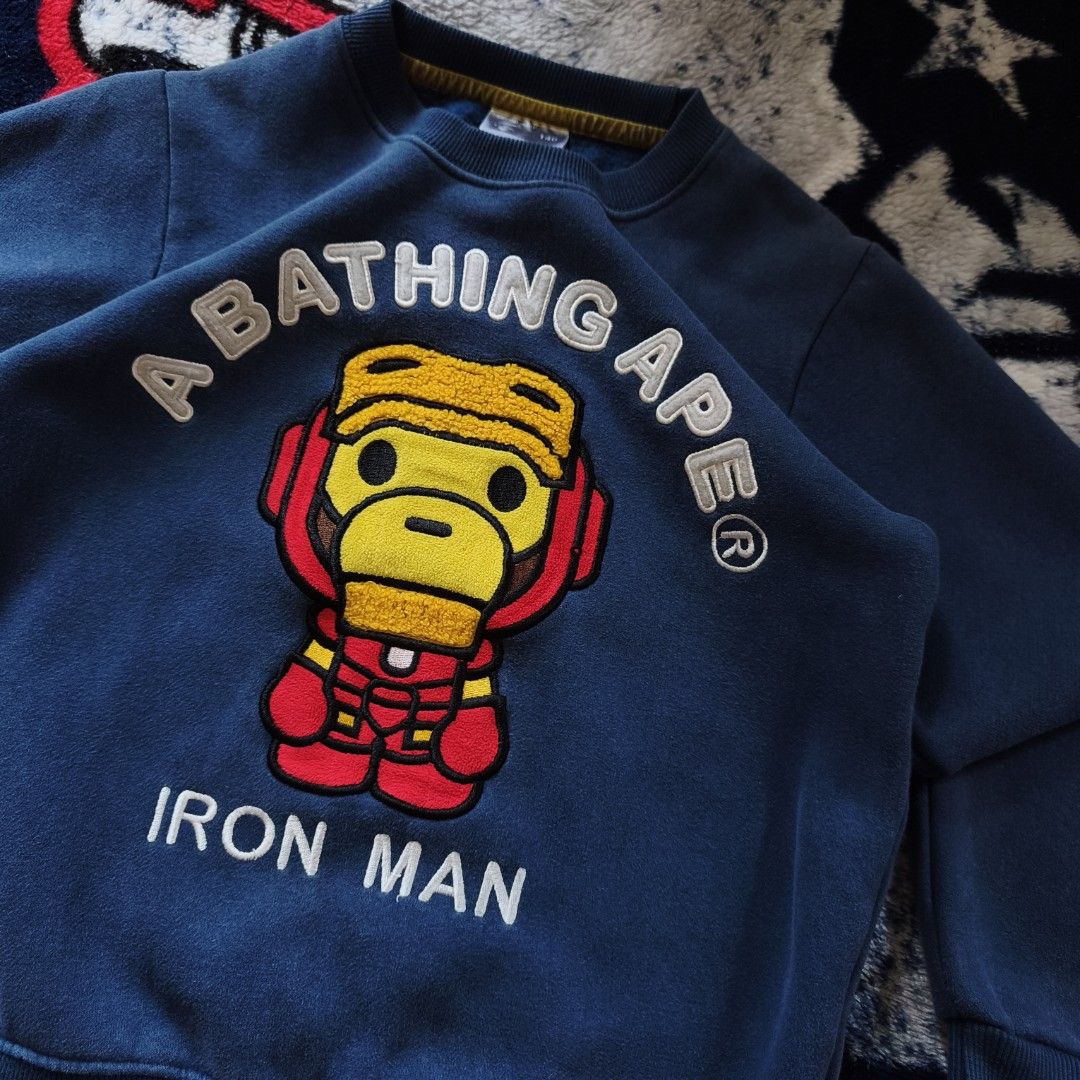 Bape Ironman Marvel (Category: Coats, Jackets and Outerwear) located in Manila. Submitted by wethecakes (Listing ID 1446543096, Image 2). Description: 5-9years old.