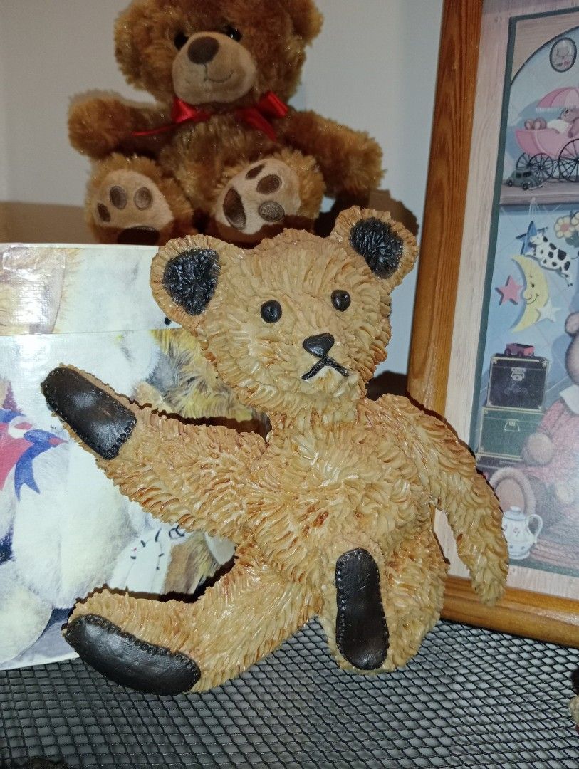BEAR COOKIE-LIKE DECOR (MAY CRACK NA DINIKITAN) (Category: Other Home Decor) located in Kawit. Submitted by gieclutter (Listing ID 1446637505, Image 1). Description: ✓𝗔𝗦 𝗜𝗦 ・Actual photos, 𝒔𝒊𝒛𝒆𝒅 𝒑𝒓𝒆𝒄𝒊𝒔𝒆𝒍𝒚 in centimeters (𝗰𝗺) ・Verify dimensions before ordering ・Expect minor flaws (𝒅𝒆𝒏𝒕𝒔, 𝒔𝒄𝒓𝒂𝒕𝒄𝒉𝒆𝒔 and 𝒑𝒂𝒊𝒏𝒕 𝒄𝒉𝒊𝒑𝒔) as items are 𝘀𝗼𝘂𝗿𝗰𝗲𝗱 directly from the supplier ・All sales are final—𝗻𝗼 𝗿𝗲𝘁𝘂𝗿