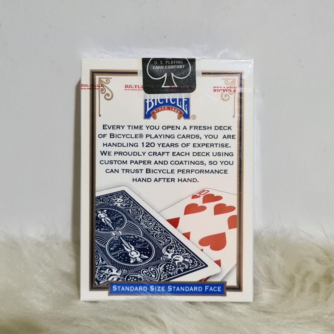 Bicycle Playing Cards (Brand New) (Category: Board Games & Puzzles) located in Antipolo. Submitted by legit_imported_items (Listing ID 1446576800, Image 3). Description: Kindly read first thank you! Bicycle Playing Cards (Brand New) Price: 200 each Brand New 💯 Authentic / Legit from US Fixed Price Antipolo Location *MoP: Metrobank / Gcash *No Reservation *Payment First (first to pay policy) *Nationwide Delivery / Shipping via lbc or lalamove at 
