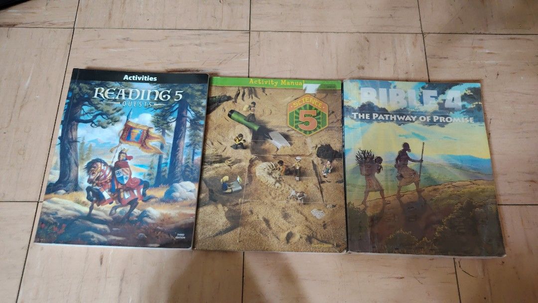 BJU Textbooks (Category: Textbooks) located in San Mateo. Submitted by lengparlade (Listing ID 1446572935, Image 1). Description: Reading 5 - No writings. Like new - Php600 Science 5 - with writings - Php100 Bible 4 - with some writings but still very usable - Php500 MOP : Gcash MOD : Lalamove c/o buyer or self-collect in San Mateo Rizal by schedule.