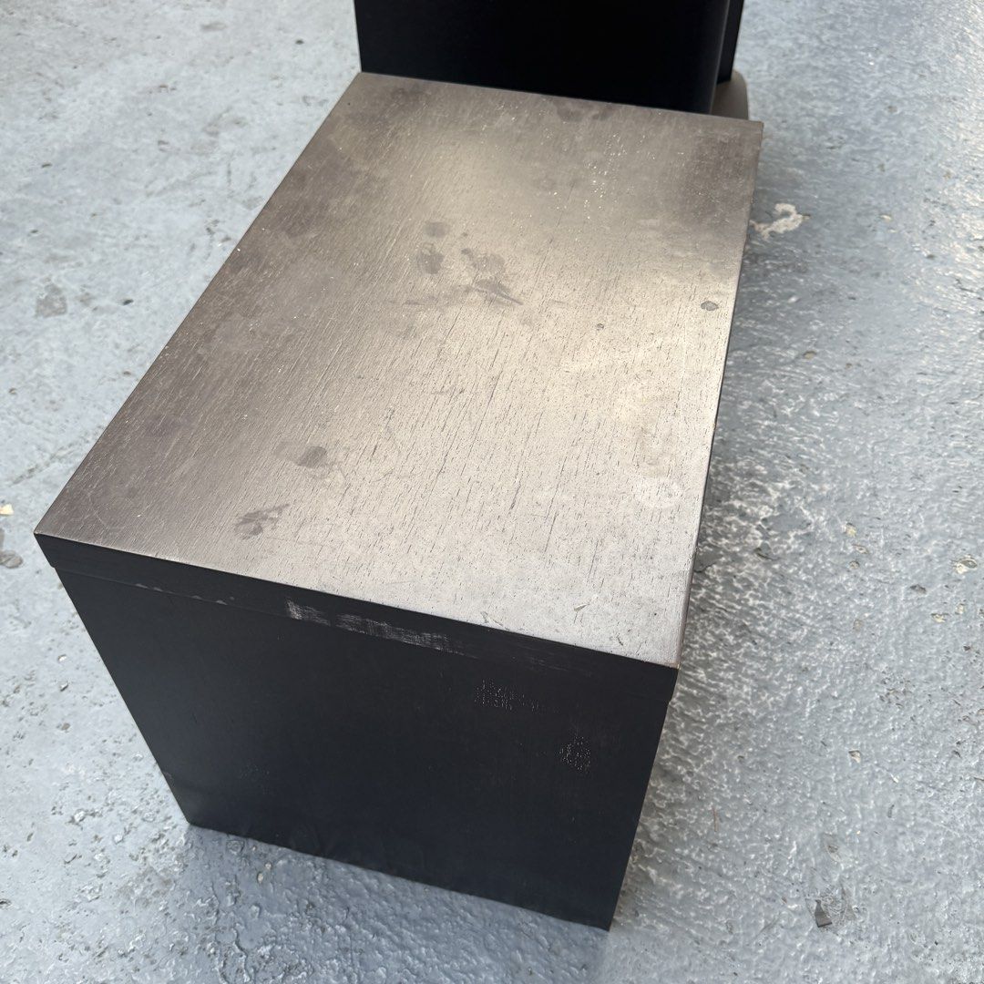 Black Bedside Table with Drawer (Category: Tables & Sets) located in Quezon City. Submitted by hokhokkk (Listing ID 1446615226, Image 3). Description: .