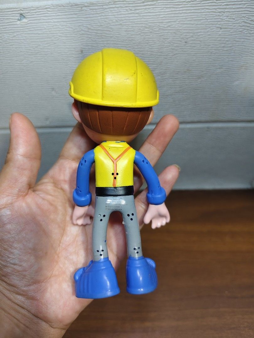 Blippi Bendable Action Figure Toy (Category: Kids Toys) located in Las Pinas. Submitted by mommy_14 (Listing ID 1446570640, Image 2). Description: - Blippi action figure ready for adventures. - Iconic Blippi outfit: yellow hard hat, orange glasses, blue shirt, yellow vest, grey pants, and blue boots. - Ideal for any Blippi fan. - Great for playtime..