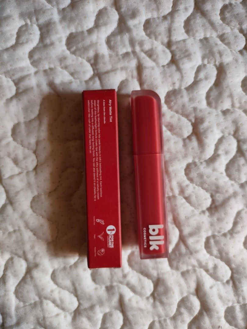 BLK Airy Matte Tint in Moxie (Category: Announcements) located in Tabaco. Submitted by danielamc17 (Listing ID 1446583043, Image 3). Description: - brand new and sealed - shade : Moxie loc: Albay mod: J&T sf : 54 Luzon, 74 Visayas, 79 Mindanao.