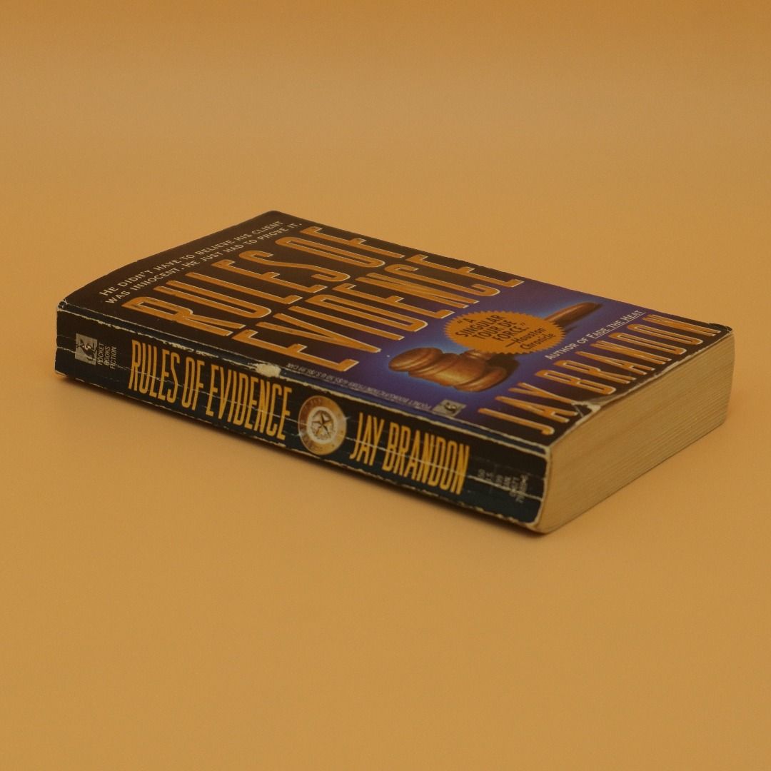 [BOOK] Rules of Evidence by Jay Brandon (Category: Textbooks) located in Taguig. Submitted by saisangsulok (Listing ID 1446562200, Image 3). Description: Rules of Evidence by Jay Brandon 90 php Specifications: - secondhand - paperback - with tanning pages - with cracks on spine - some fold marks on edges of cover - torn edge on the lower left of the back cover Other Info: 🛒 done reading, decluttering 📍Venice Grand Canal Mall, Mckinley Hill, Tag