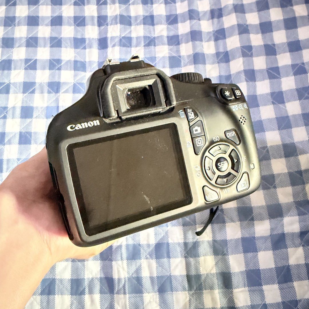 Canon EOS 1100D DSLR Camera with Lens (Category: Cameras) located in Manila. Submitted by swiftgem_e3844a (Listing ID 1446577343, Image 3). Description: - Canon EOS 1100D camera - Includes Canon lens - Ideal for beginners - User-friendly controls - Perfect for travel and everyday photography.