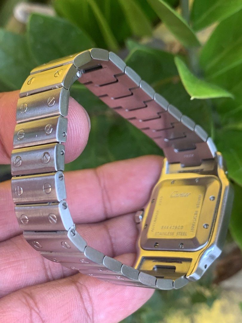 Cartier Santos Galbee LM (Category: Luxury Watches) located in Manila. Submitted by mpkronos_official (Listing ID 1446620414, Image 2). Description: Rare Santos Galbee LM ref.2319 Rare Umbra Anthracite Dial 2,000 pcs only worldwide Comes with Box Manuals and CD 395,000 only .
