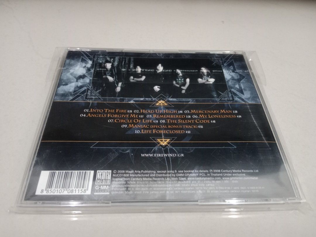 CD FIREWIND (Category: CDs & DVDs) located in Kuala Lumpur. Submitted by henry85_378 (Listing ID 1446720619, Image 2). Description: CD FIREWIND CONDITION LIKE NEW ORIGINAL CD.