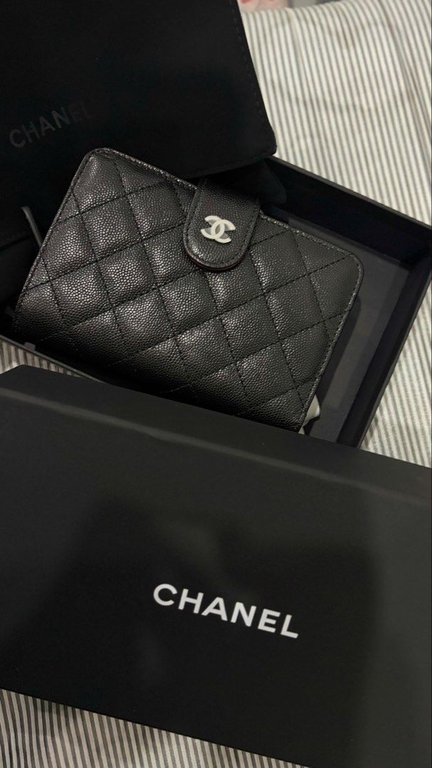 Chanel Quilted Caviar Leather BiFold Wallet (Category: Luxury Bags & Wallets) located in Manila. Submitted by curatedfromjapan (Listing ID 1446562288, Image 3). Description: 🇯🇵 Affordable Japan Auction Finds 👜✨ Luxury styles without the luxury price tag. “Curated from Japan” auctions and offered at budget-friendly prices. Please note: • Japan-sourced item • Buy only if you’re comfortable with this condition • Please review all photos before cl