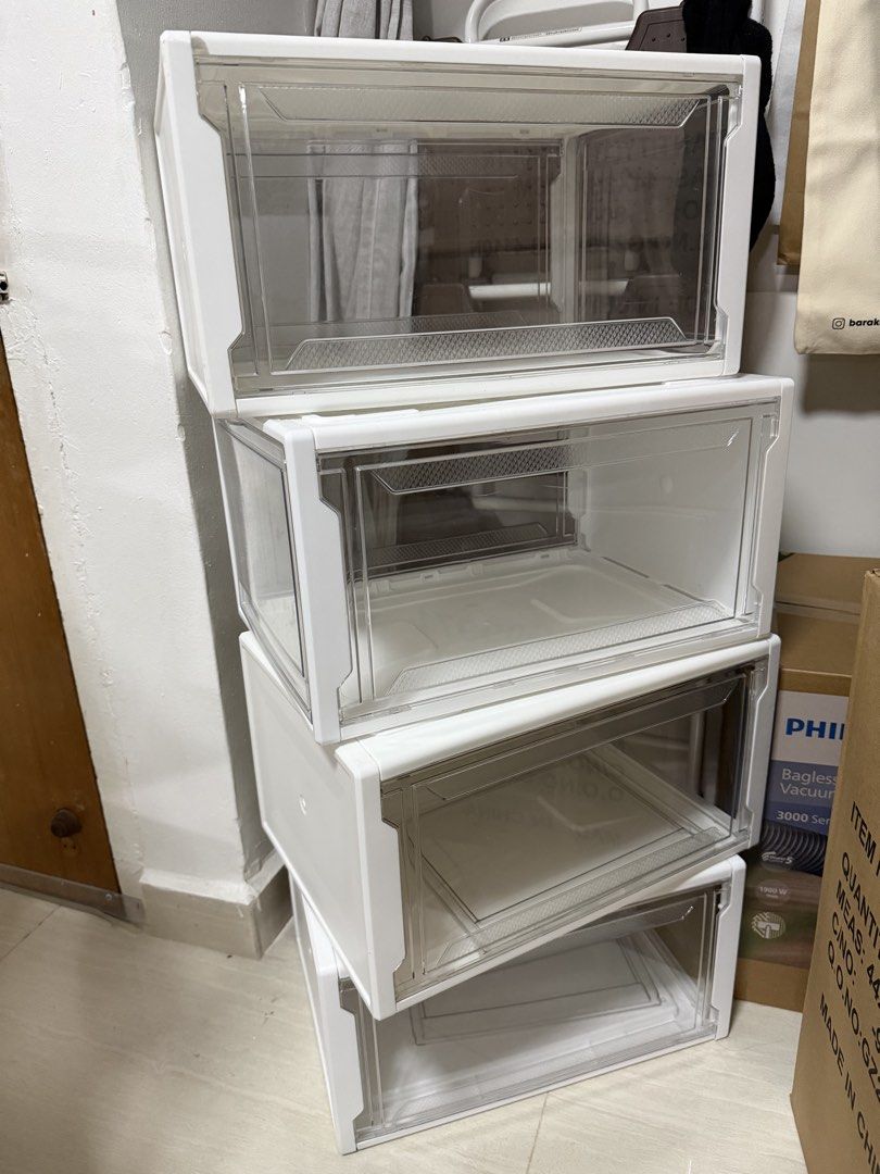 Clear Shoe Storage Boxes