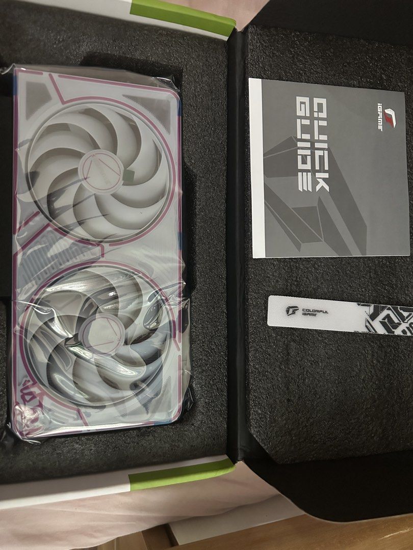 Colorful iGame GeForce RTX 5060 ULTRA Graphics Card (Category: Computer Parts) located in Kuala Lumpur. Submitted by rockey19980817 (Listing ID 1446584854, Image 3). Description: - Colorful iGame GeForce RTX 5060 ULTRA Graphics Card - 8GB GDDR6 Memory - Supports DLSS 4, Ray Tracing, and Reflex - Ideal for Gaming and Creative Work - Comes with Original Packaging and Quick Guide - Please check photos for condition details - Got 2 year warranty left