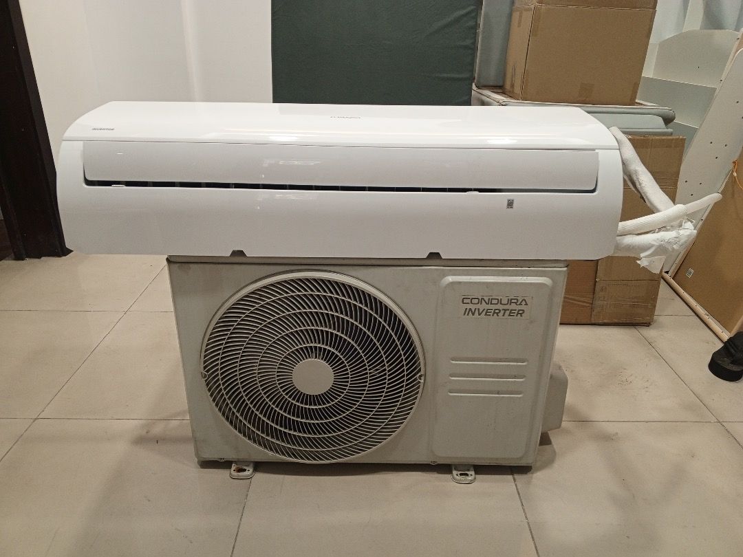 Condura 2.5 HP Split Type Aircon FP-53KPV024313 - Good Condition (Category: Air Conditioning and Heating) located in Caloocan City. Submitted by roxannesev88767 (Listing ID 1446609527, Image 2). Description: Condura 2.5 HP Inverter Split Type Air Conditioner Model: FP-53KPV024313 * Powerful Cooling Performance * Energy Efficient * Good Working Condition * Includes Indoor Unit, Outdoor Unit & Remote PM FOR MORE DETAILS..