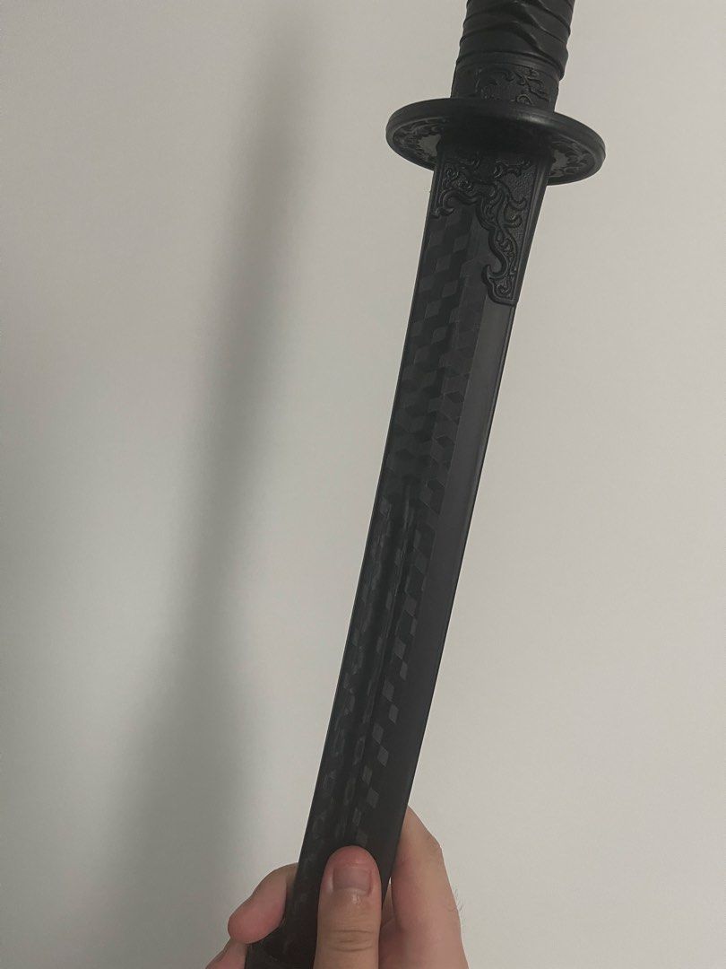 Custom katana(solid hard plastic) (Category: Other Home Decor) located in Kuala Lumpur. Submitted by danildimiter (Listing ID 1446578489, Image 2). Description: Just a custom plastic katana which is unique, solid plastic, might be useful for practises. Looks very good. Might also be a decoration, can add holder + 10 rm. Item is limited production, so only few people have it and not able to buy it now. I think if you try you can even pierce waterm