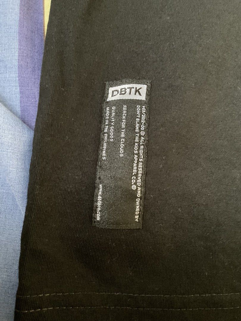 DBTK Black T-shirt (Category: Tshirts & Polo Shirts ) located in Bulacan. Submitted by daisynel05 (Listing ID 1446613941, Image 3). Description: - Black DBTK T-shirt - Large DBTK graphic on the back - Smaller DBTK logo on the front chest - Made in the Philippines - Good quality goods - Visit www.dbtk.com for more info.