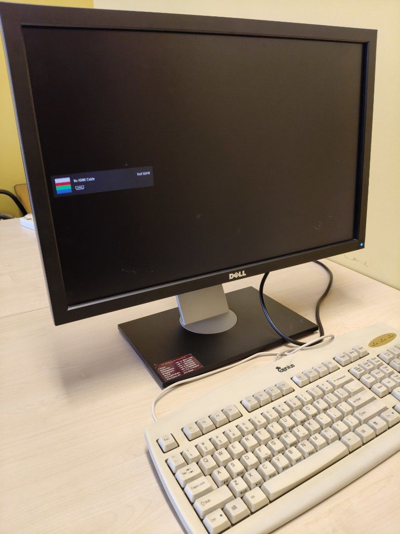 Dell Monitor with Keyboard