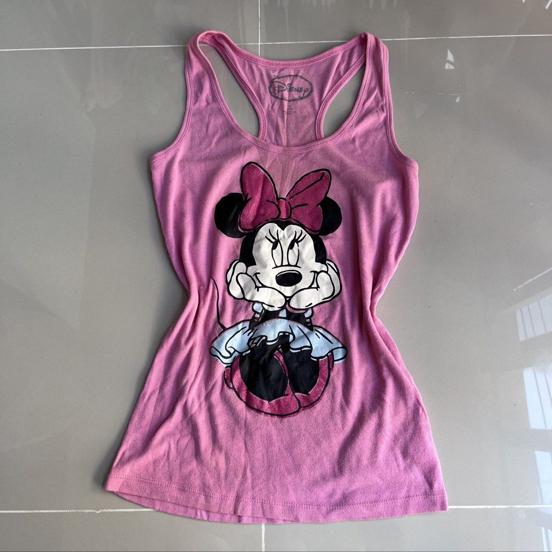 disney minnie mouse pink top (Category: Sleeveless) located in Valenzuela. Submitted by heroeia (Listing ID 1446612916, Image 1). Description: Small 2 Med .