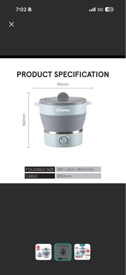 Electric Cooking Pot (Portable)495669982842726401