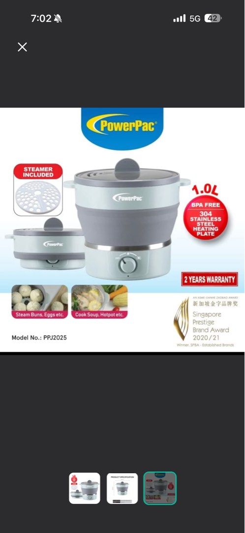 Electric Cooking Pot (Portable)495669982842726402