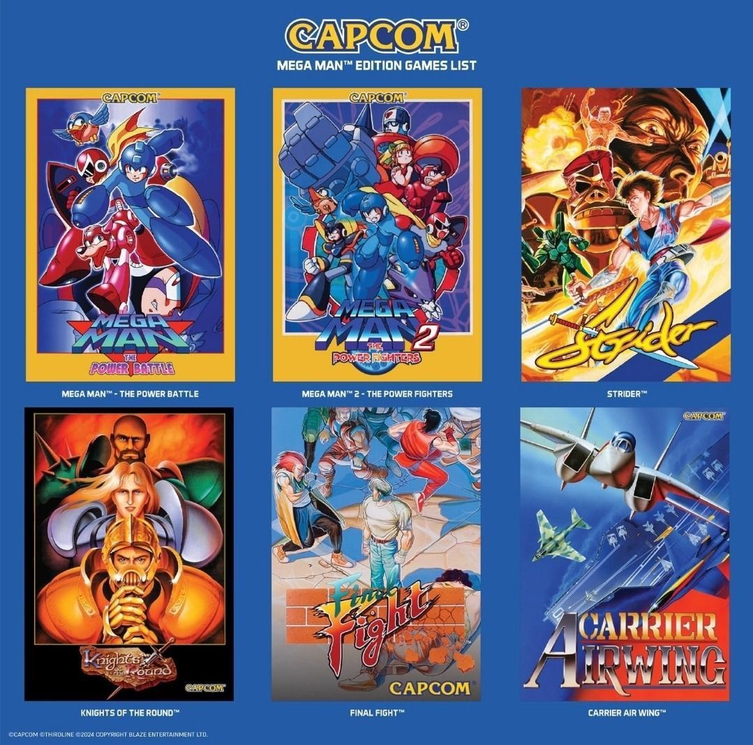 Evercade Alpha Mega Man（洛克人）版本 （分類：其他）位於 Hong Kong。 由 evercade 提交（商品編號 1446665206，圖片 3）。簡介： Evercade Alpha 是由 Blaze Entertainment 推出的一款桌上型街機（Bartop Arcade Cabinet）復古遊戲機。它是 Evercade 生態系統中的第一款街機型硬體，最大特色在於內置官方授權的經典遊戲，同時具備雙卡帶插槽，可完美相容 Evercade 超過 50 款實體卡帶及 500 款以上的復古遊戲。