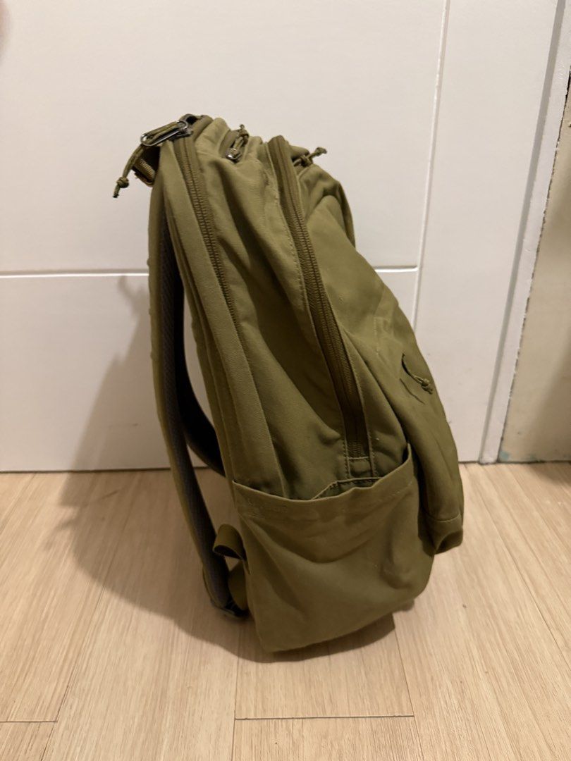 Fjallraven raven 28 Backpack Olive Green (Category: Backpacks) located in Antipolo. Submitted by ac.cart (Listing ID 1446661334, Image 2). Description: - Authentic Olive Green Fjallraven Kanken Backpack - Classic design with practical front and side pockets - Good structure and protection - Iconic leather logo patch - Spacious interior, ideal for school, work, or everyday adventures - Bought in bangkok for 6k+ negotiable if serious buyer - used a