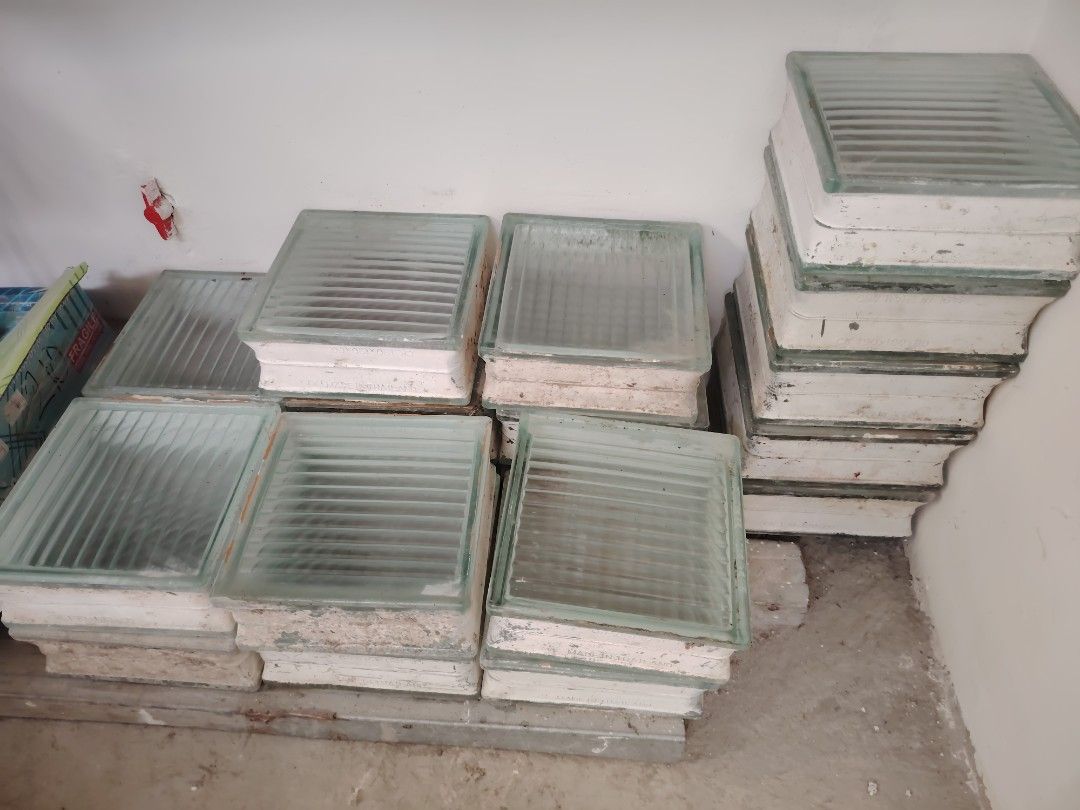 Glass Blocks for Construction or Decoration (Category: Construction & Building Materials) located in Binan City. Submitted by myorangeshop (Listing ID 1446549878, Image 1). Description: Used Glass Blocks for Sale in good condition. - Stack of glass blocks available. - Ideal for building walls, partitions, or decorative features. - Allows natural light to pass through while maintaining privacy. - Some blocks may have minor scuffs from storage. - S