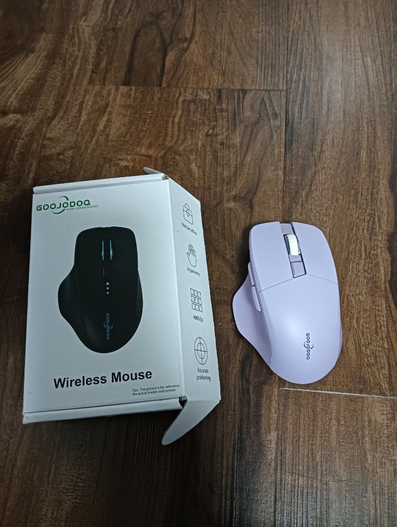 GOOJODOQ Wireless Mouse - Lavender495613561212119040