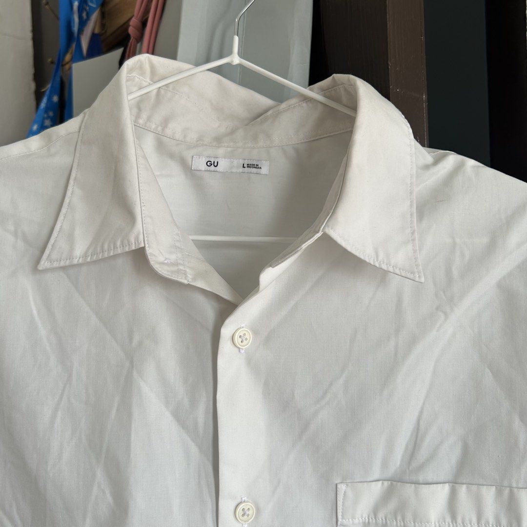 GU men longsleeve shirt size large (Category: Formal Shirts) located in Angeles City. Submitted by TheAuthenticcorner2018 (Listing ID 1446551013, Image 2). Description: -in good condition -need wash only.