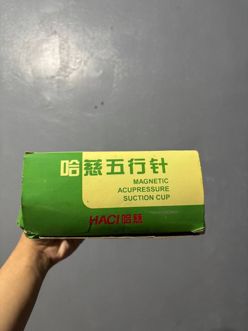 HACI Magnetic Acupressure Suction Cup Set (Category: Medical Supplies & Tools) located in Rizal. Submitted by jjszenn (Listing ID 1446664932, Image 3). Description: HACI Magnetic Acupressure Suction Cup Set - HACI Magnetic Acupressure Suction Cup Set - Includes 18 cups - Comes with a convenient carrying case - Ideal for cupping therapy - Case color: Green and Beige - All cups and accessories included Location: Antipolo, Rizal Meetup: Around Antip