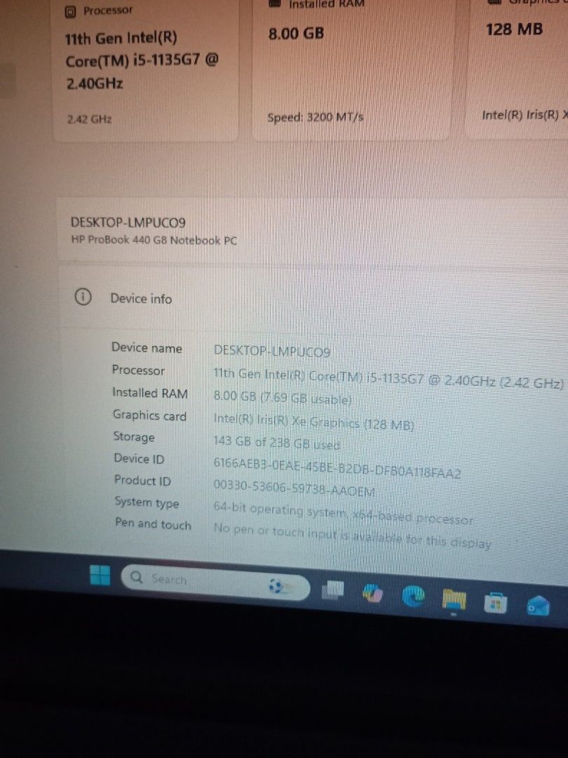 HP ProBook 440 G8 Notebook PC Intel Core i5496044653559818243