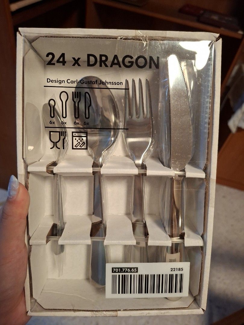 IKEA DRAGON 24-piece Cutlery Set495782498748999680
