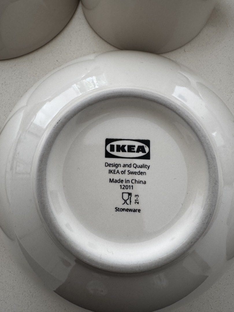 IKEA Stoneware Dinnerware Set - White495663888320450564