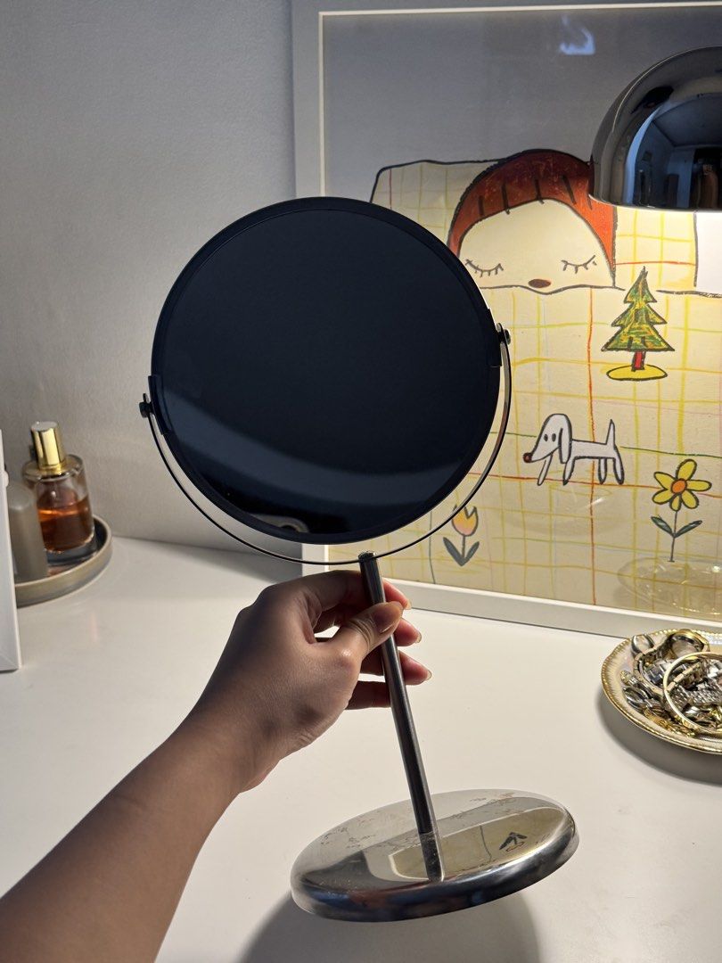ikea trensum vanity mirror (Category: Mirrors) located in Taytay. Submitted by beebopbelly (Listing ID 1446554494, Image 3). Description: 💌 kindly read all details before sending a dm price is firm! will ignore low ballers ◡̈ ☆ bought last 2024 ☆ with signs of use loc: taytay, rizal mop: gcash or bank transfer mod: jnt, lalamove.