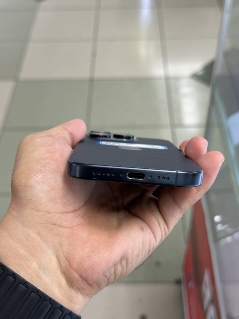iPhone 15 Pro 128GB 86%BH Globelocked 98%smooth No issues (Category: iPhone 15 Series) located in San Juan City. Submitted by saabangadgetshop (Listing ID 1446560455, Image 3). Description: Onhand | Pre-owned iPhone 15 Pro 128GB GLOBELOCKED NTC APPROVED Battery Health 86% NO HIDDEN ISSUES NO HISTORY OF REPAIR 98%Smooth TEST TO SAWA RESET ALL YOU WANT TEST ALL YOU WANT NOT REFURBISHED AUTHENTIC PHONE ALL WORKING (FREE 3UTOOLS) iPhones iPads only �