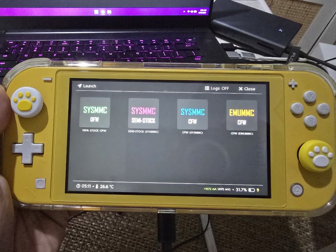 Nintendo Switch Lite (Jailbroken) (Category: Nintendo) located in Taguig. Submitted by cuberootg (Listing ID 1441766240, Image 1). Description: Bought this in UAE. barely used it and just jailbroken recently. shell and buttons like new condition. - Jail broken already with games(TOTK,BOTW,etc) - Includes Skull & Co. case - Screen protector already on - All buttons fully functional and crisp like new - TMR joysticks(no stick drift) - No issues and