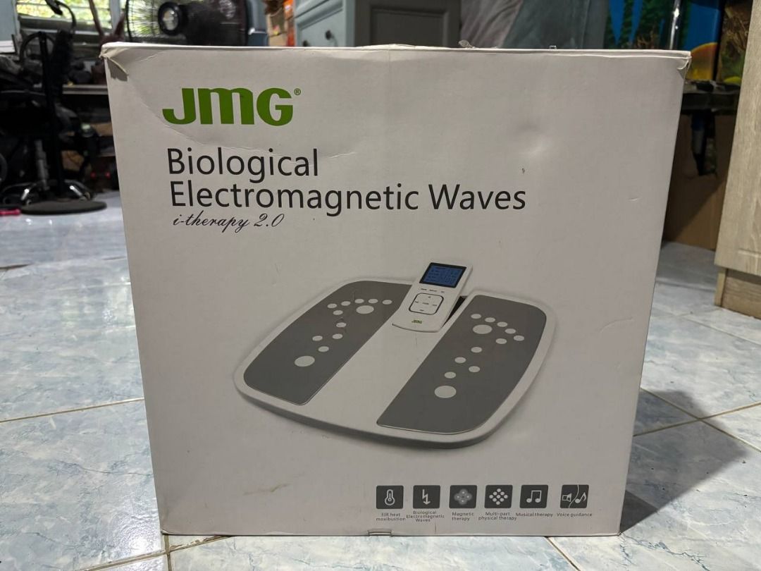 JMG Biological Electromagnetic Waves Massage Therapy (Category: Massage Devices) located in Rizal. Submitted by jjszenn (Listing ID 1446667772, Image 1). Description: JMG i-Therapy Biological Electromagnetic Waves LOCATION: Antipolo, Rizal MEETUP: Around Antipolo, Taytay, Cainta IF DELIVER: Through Lalamove and buyer shoulders the shipping fee. ------------------------------------------------------------------------------------------------ FUNCTI