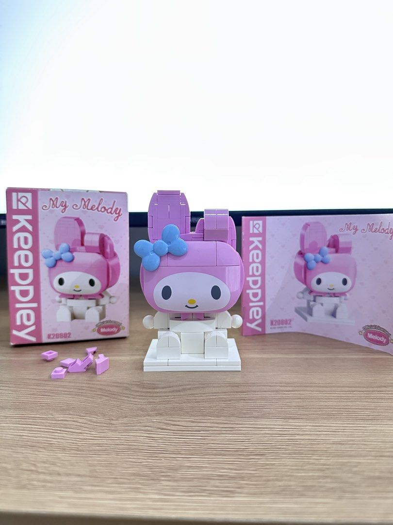 Keeppley My Melody Building Blocks (Category: Lego & Building Sets) located in Meycauayan. Submitted by gggaaabbbzzz (Listing ID 1446705789, Image 1). Description: - SOLD AS IS - Comes with instruction and extra pieces.