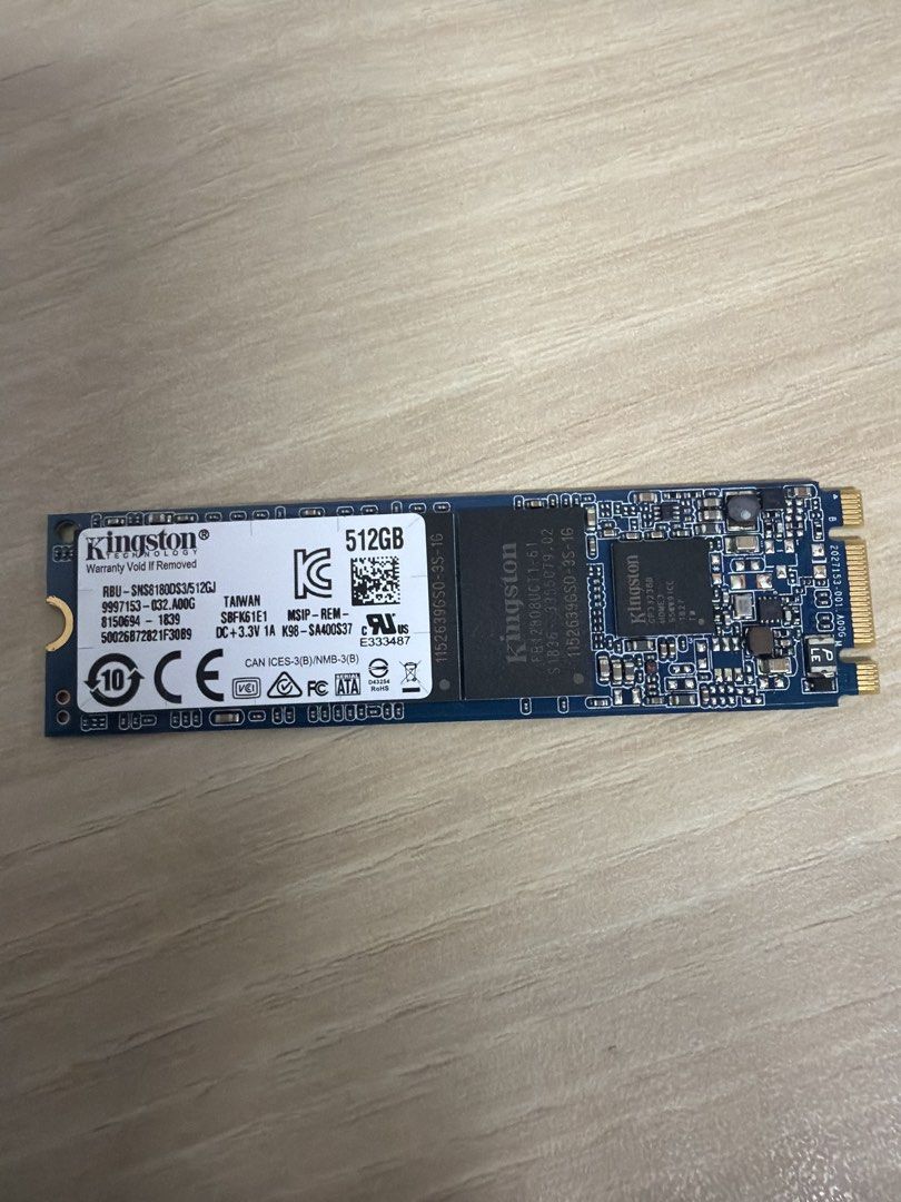 Kingston 512GB NVMe M.2 SSD